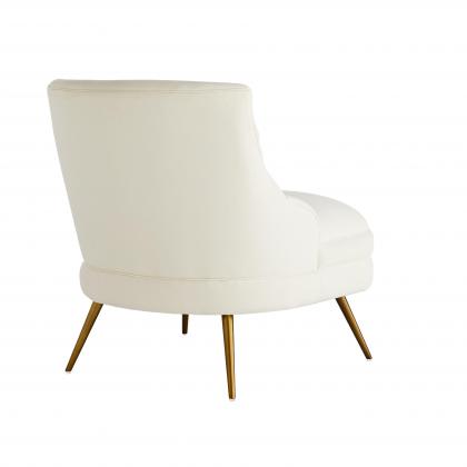 DS8002 Dune Chair - Muslin Side View